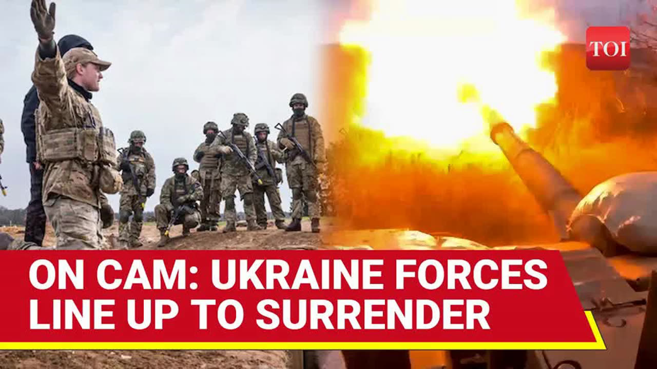 Surrender Or Die': Ukraine Troops Lay Down Arms After Russian Ultimatum | Watch