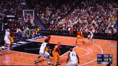 NBA2K: Pacers vs Nets (Dunks-Buzzer Beater)