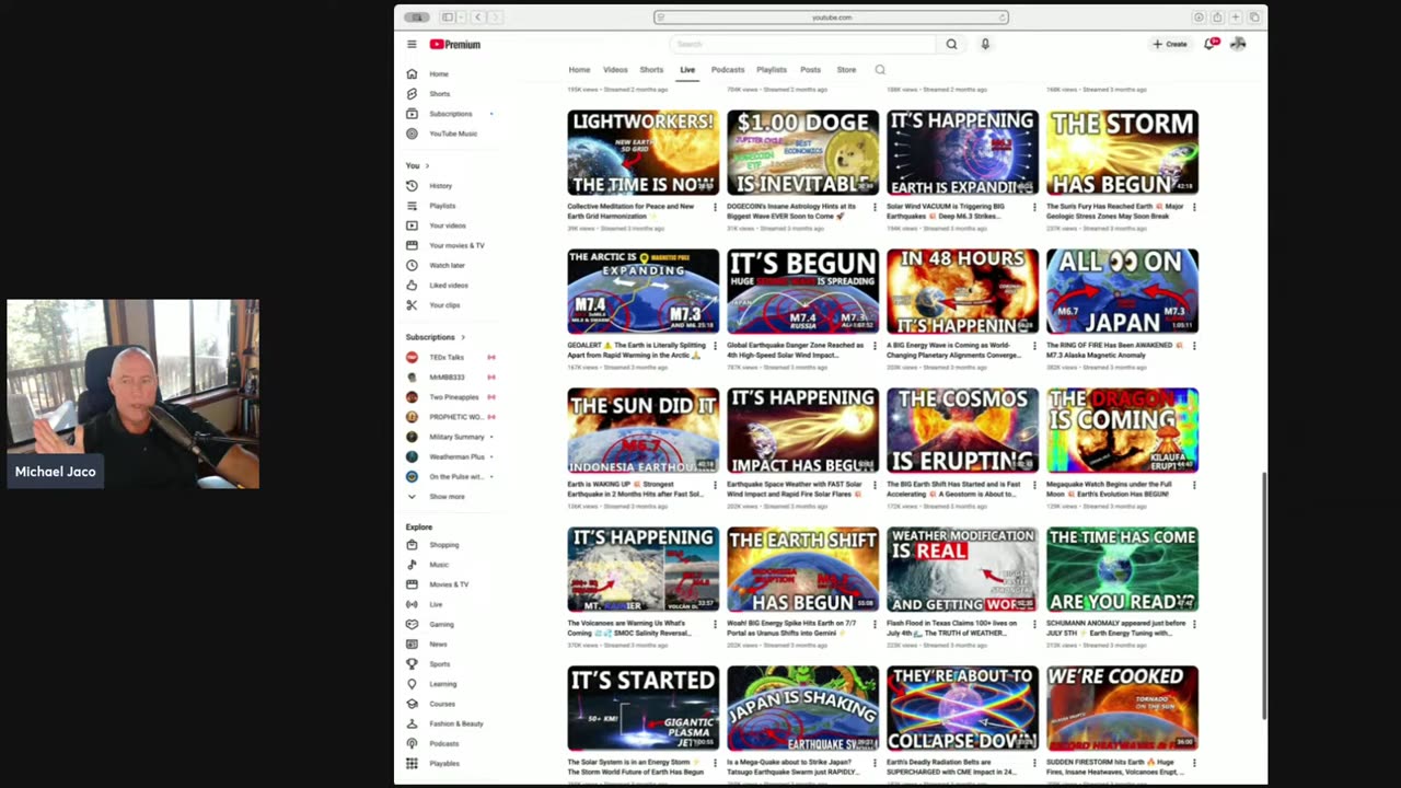 Do the negative forces that manipulate earth cause the sun to discharge powerful electric storms?