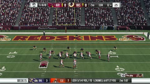 1966 REDSKINS VS MADDEN 18 - WEEK 15 ARIZONA