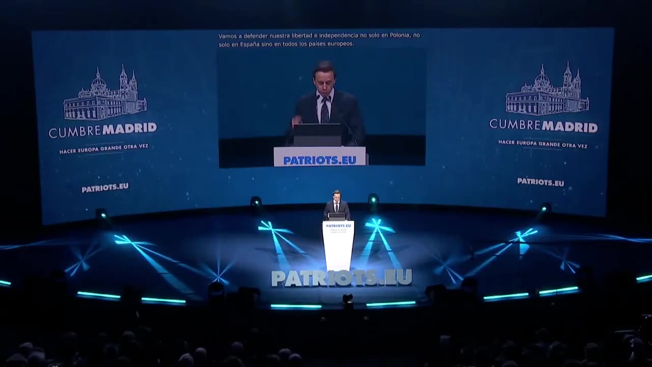 Leader of Poland's Konfederacja Party, Krzysztof Bosak, in Spain