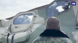 Mi-28NM Crew Strikes Ukrainian UAV Command Post