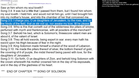 Song of Solomon 3 [Not for children]