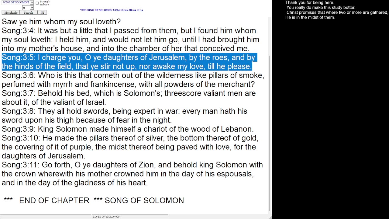 Song of Solomon 3 [Not for children]