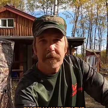 Testing My Blind_ Will It Survive the Canadian Winter_ #huntingblind #livingoffgrid