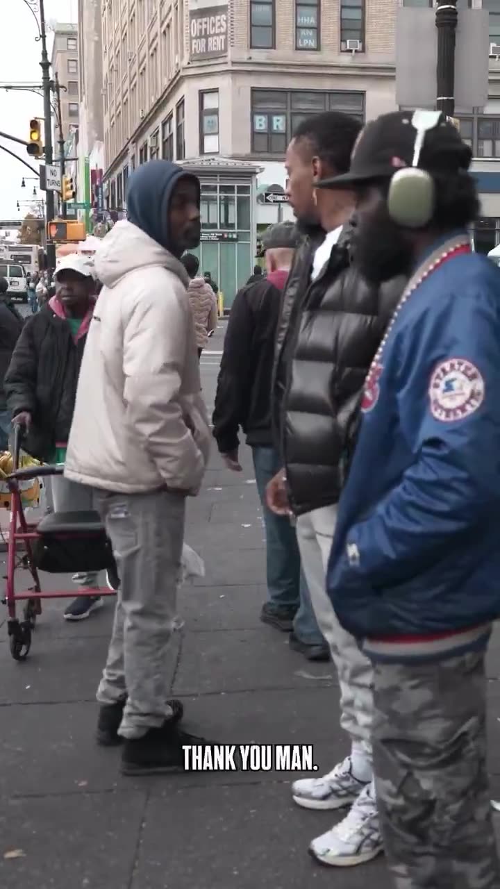 He paid for one hour free food and had over 200 people fed for free. This is what humanity needs