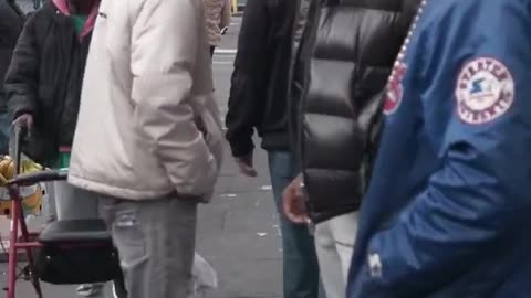 He paid for one hour free food and had over 200 people fed for free. This is what humanity needs