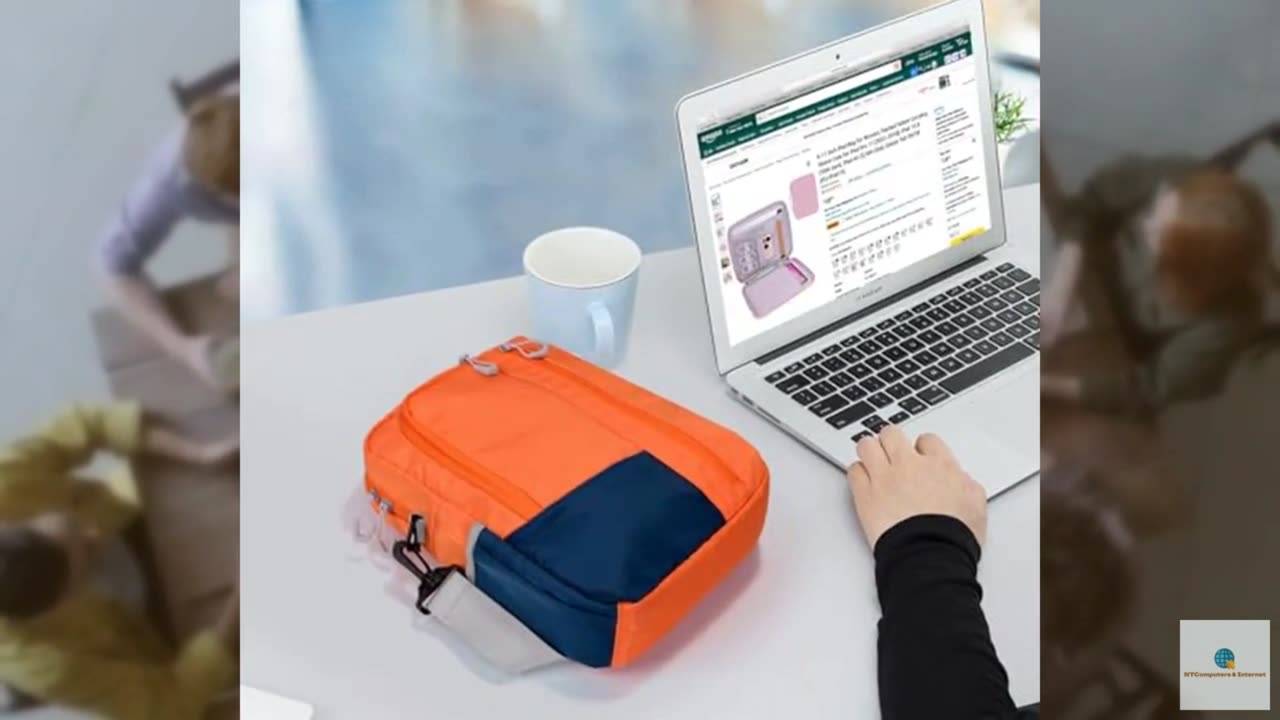 7-8 Inch Tablet Sleeve Bag with Shoulder Strap, Carrying Travel Case for iPad Mi
