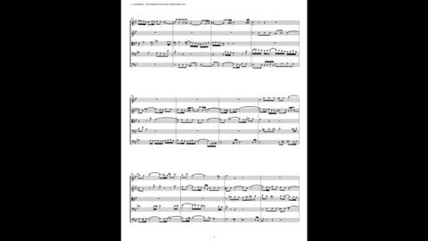 J.S. Bach - Well-Tempered Clavier: Part 2 - Fugue 08 (String Quintet)