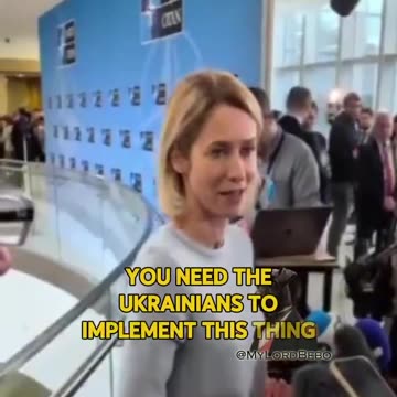 THE EU OPENLY SAYS THEY WILL SABOTAGE PEACE IN UKRAINE