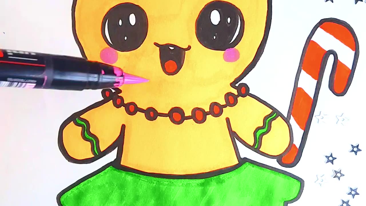 This Gingerbread Cookie Is So Cute 🍪💚✨