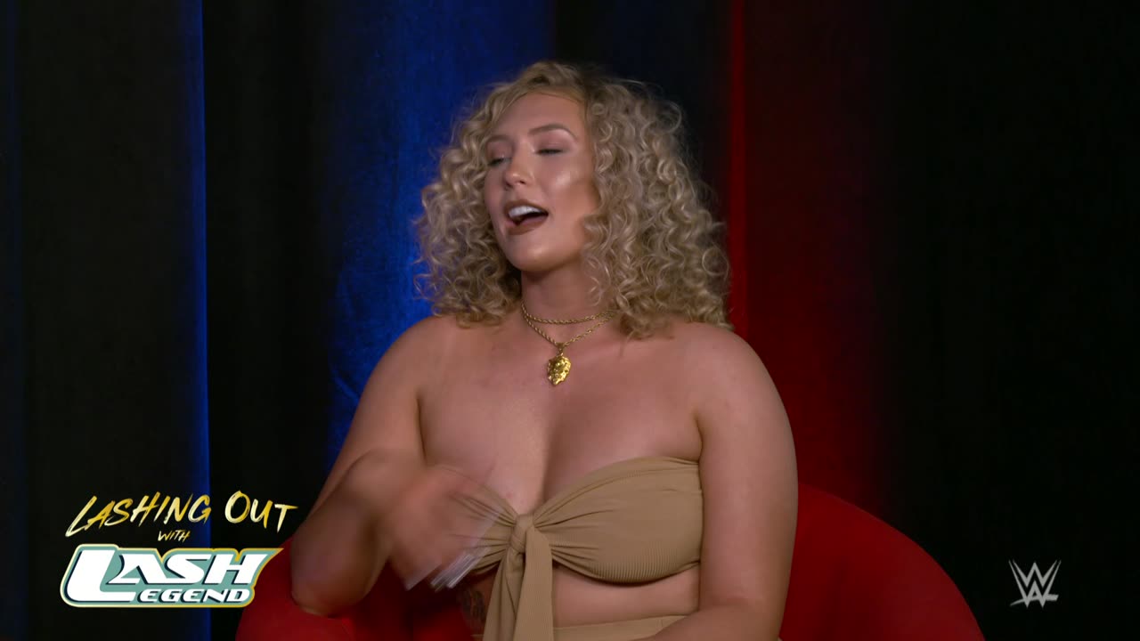 Nikkita Lyons stops by “Lashing Out with Lash Legend”: WWE NXT, March 8, 2022 @WWE