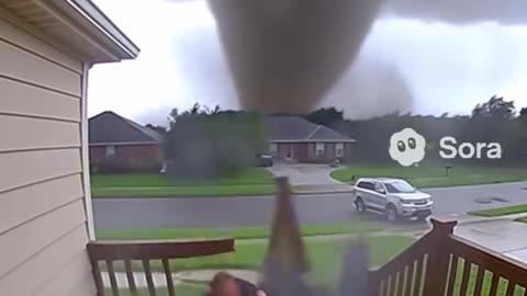 Jake Paul gets pulled by a tornado AI