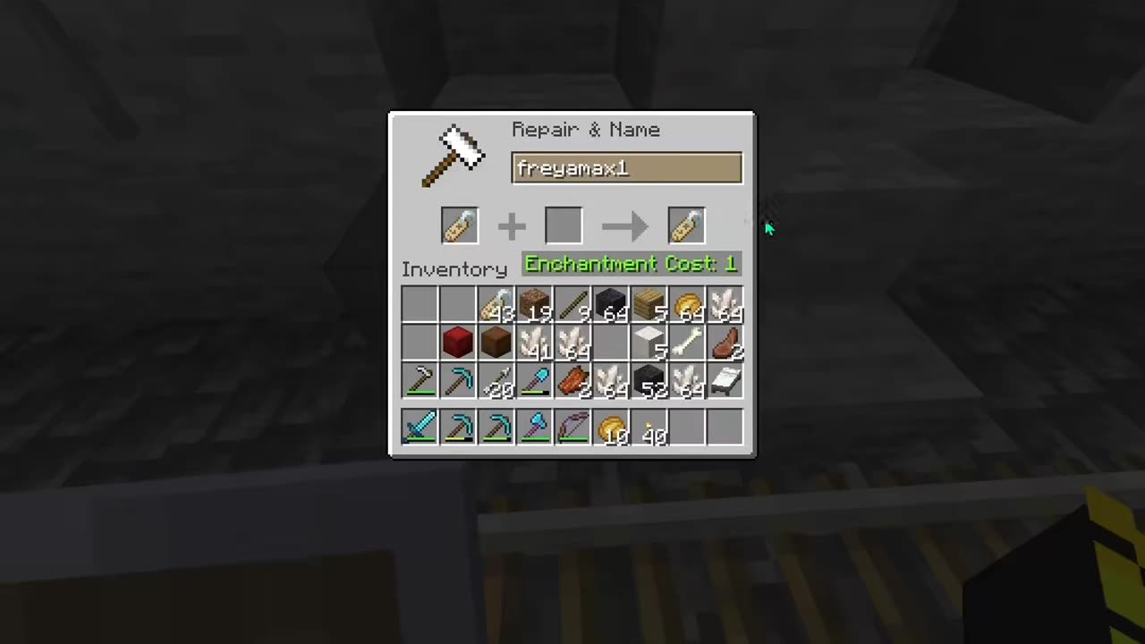 Chat message gets you a named villager