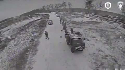 Outstanding strike of a Ukrainian kamikaze drone at the location of the Russian infantry cluster