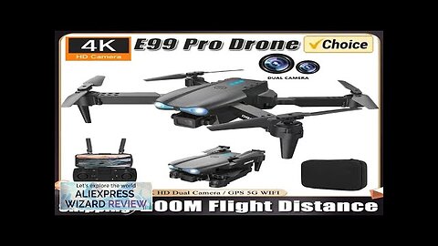 New E99Pro RC Drone 4K Professinal With Wide Angle Dual HD Camera Review