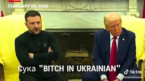 Did Zelensky Curse in Ukrainian at Vance During White House Meeting?