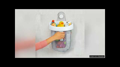 Munchkin Super Scoop Hanging Bath Toy Storage with Quick Drying Mesh, Grey Review