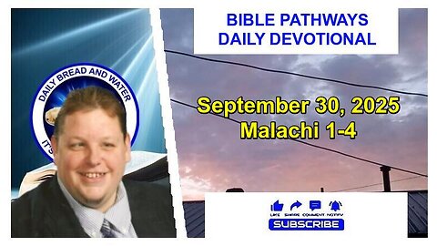 Bible Pathways Daily Devotional Sept 30, 2025