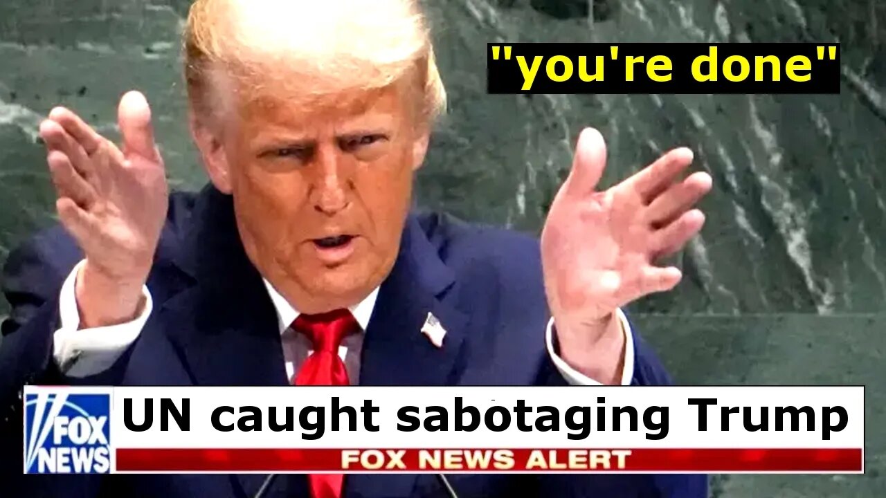 JUST IN: Trump ABOLISHES the UN over "Islam issue". It's over.