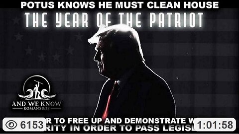 POPCORN Ready, Priority set by POTUS to CLEAN HOUSE (gov’t), 100% insulated, MAGA promise ~ And We Know 1.3.26