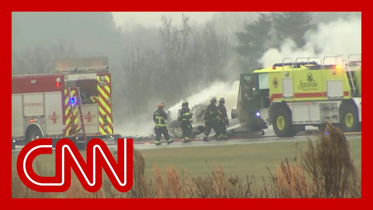 Video shows the moment Greg Biffle’s plane crashed in NC