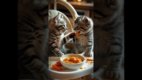 Cute Farting Kitten. Ohh noo