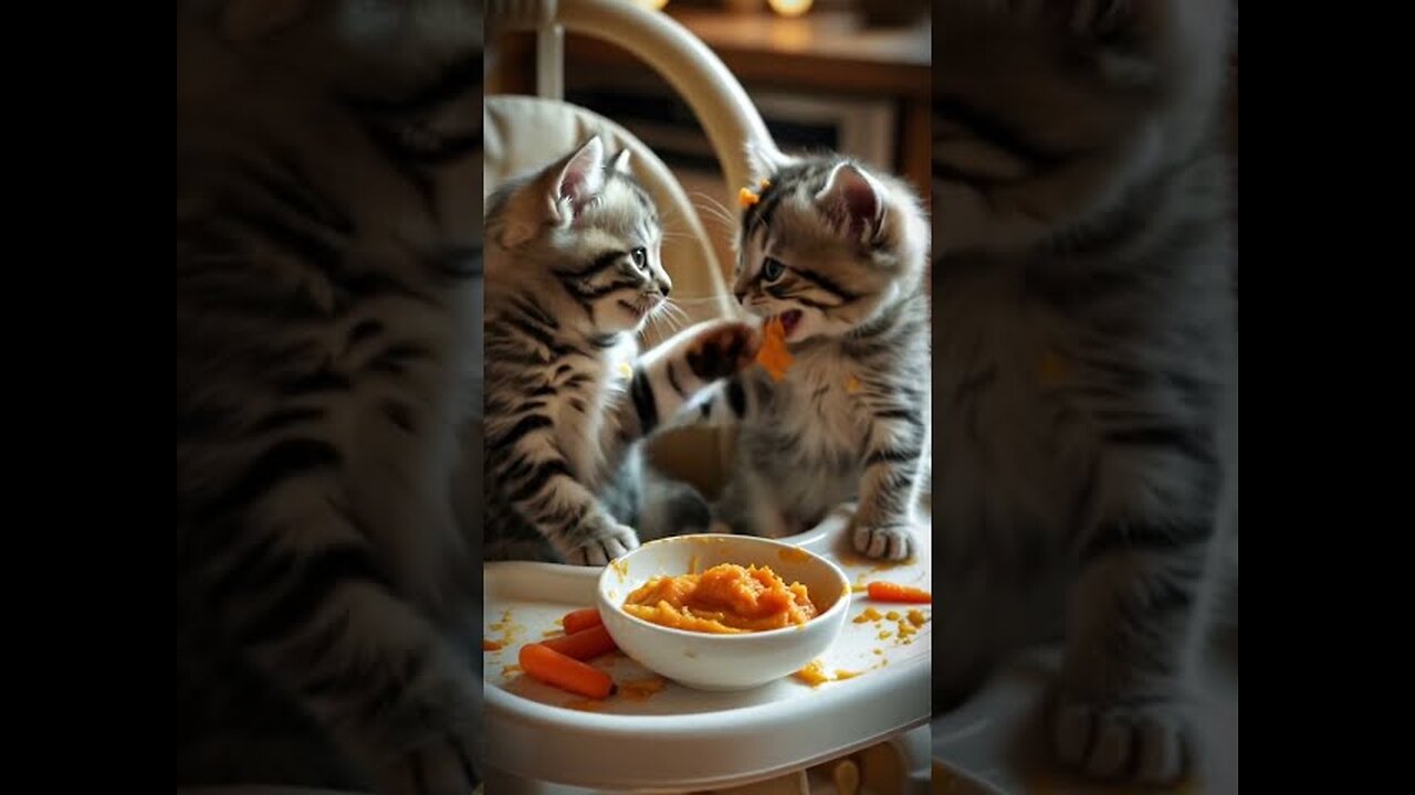 Cute Farting Kitten. Ohh noo