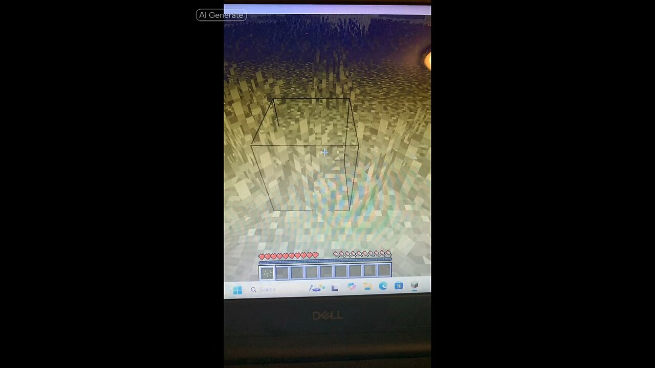 LeBron James drinking spray cranberry in Minecraft