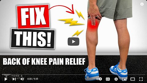 How To Fix Back Of Knee Pain - Stretches And Exercises