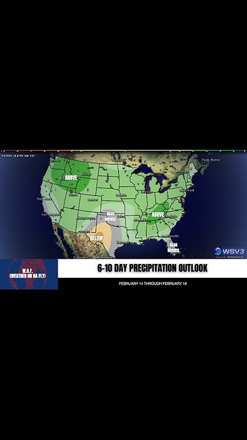 🌧️ 6-10 Days Rain Risk: NW & TN Valley Alert! #shorts #weather