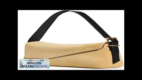 Wandler Women's Oscar Baguette Sandy Suede Tan One Size Review