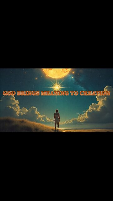 God Brings Meaning To Creation #godiseternal #godscreation #god #chance #jesuschrist #purposeingod