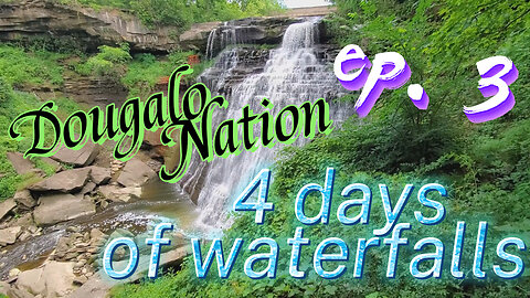 4 days of waterfalls Ep. 3 [amazing 60-ft Brandywine Falls, historic Chagrin Falls popcorn shop]