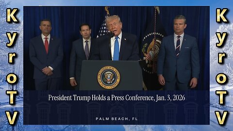 President Trump Holds a Press Conference - Jan. 3, 2026 (Swedish subtitles)