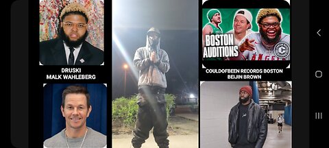 DRUSKI COULD OF BEEN RECORDS DROPP DEAD FUNNY IN BOSTON MARK WAHLEBERG N JAYLEN BROWN IT WAS LITT💪🏾🔵