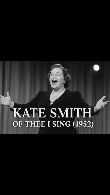 Highlights ~ Kate Smith - “Of Thee I Sing” (1952) Vintage Musical TV Performance