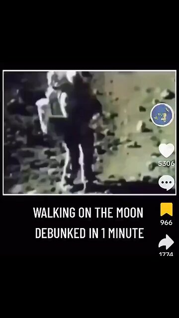 Walking on the moon debunked in less than a minute.