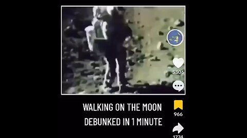 Walking on the moon debunked in less than a minute.