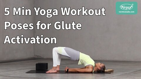 Quick 5-Minute Yoga for Glute Activation | Beginner-Friendly Strength Poses