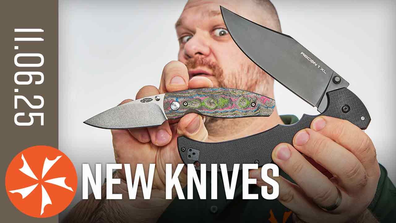 Size Matters, Until it Doesn’t - New Knives November 6th, 2025 at KnifeCenter