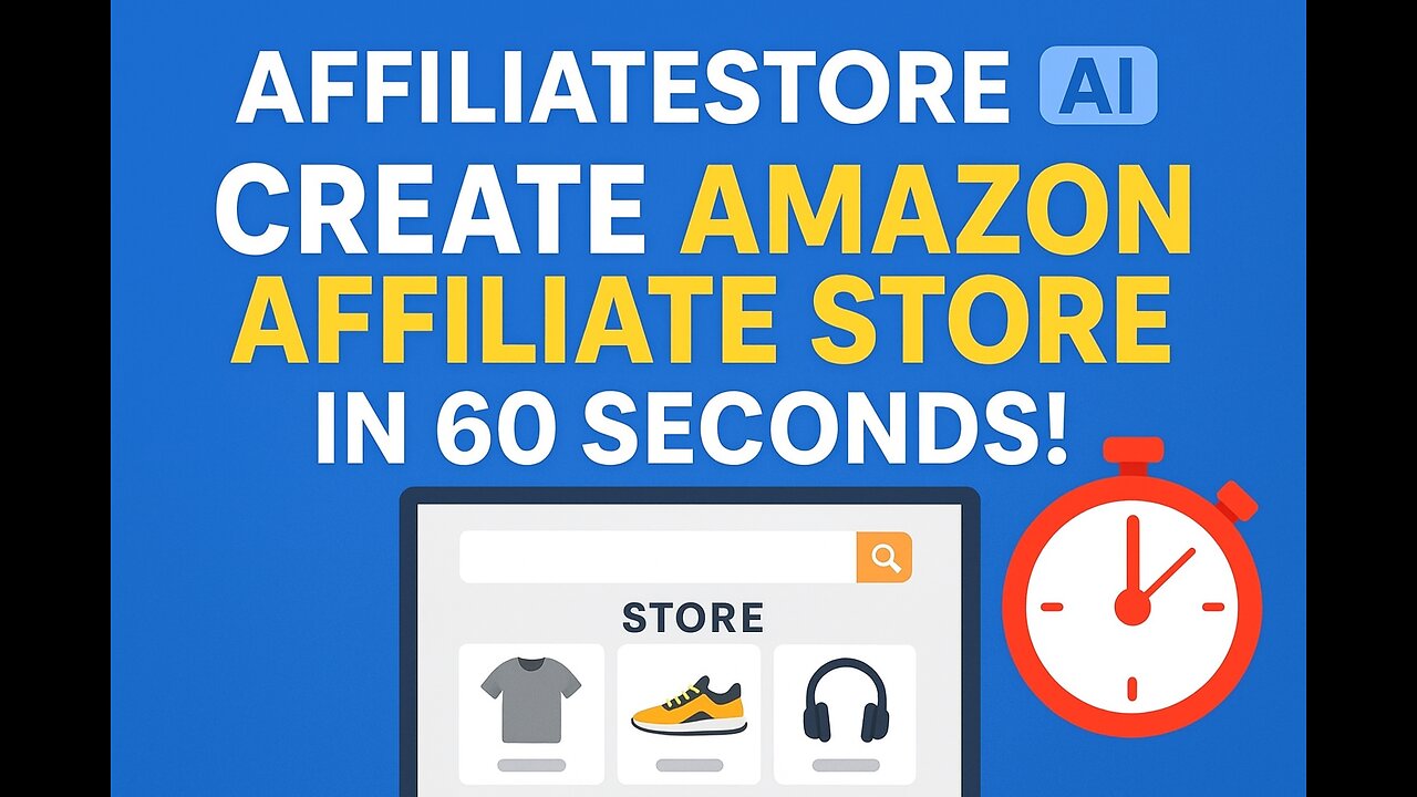 AffiliateStore AI Review & Demo 🚀 Amazon Affiliate Store Builder in 60 Seconds!
