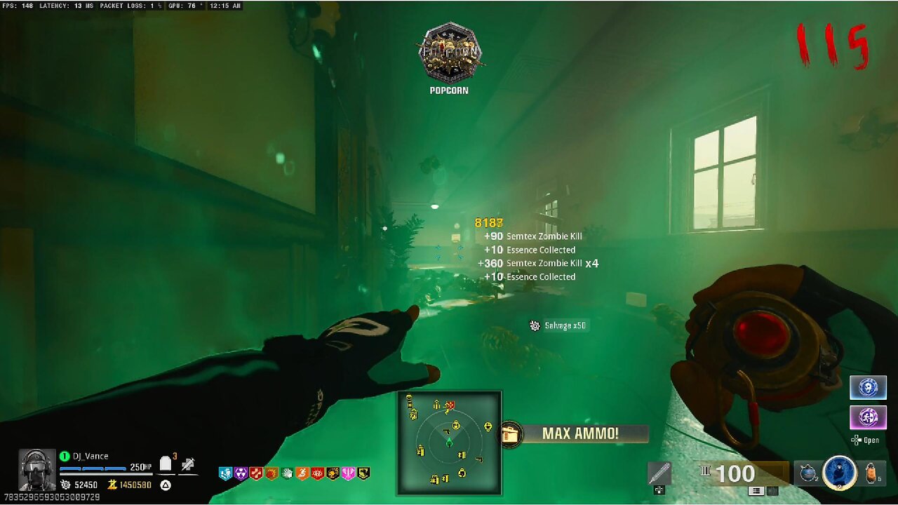 Call of Duty Black Ops 6 Jet Gun Glitch with high rounds gameplay