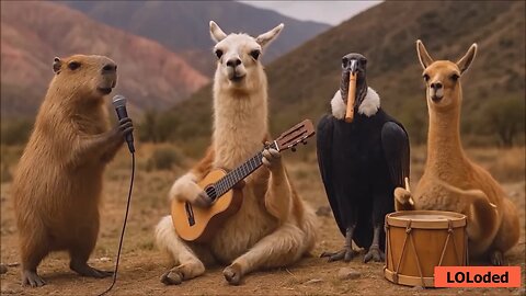 Capybara's Wild Music Party in Northern Argentina! 🎶🌵🐹