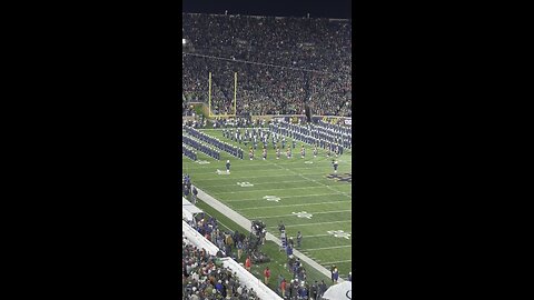 Notre Dame College Football Playoffs First Round | Marching Band & Player/Coach Stadium Exit