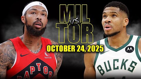 Milwaukee Bucks vs Toronto Raptors Full Game Highlights - October 24, 2025 | NBA Season