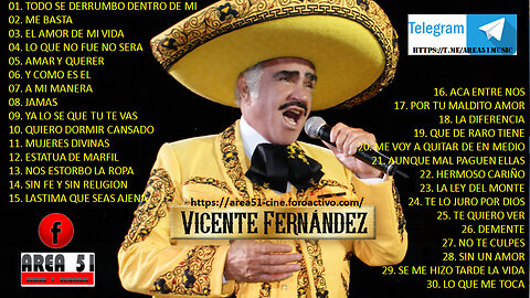 VICENTE FERNANDEZ - GRANDES EXITOS