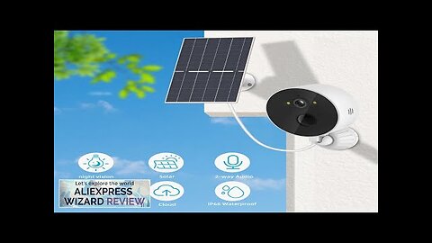 2MP Wifi Solar Camera Outdoor 1080P Wireless Security CCTV Waterproof Night Vision Review