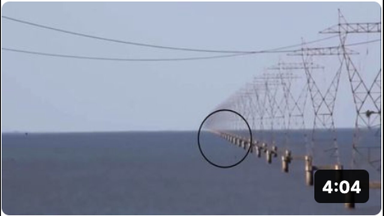 The Lake Pontchartrain Bridge Shows Earth's Curvature?