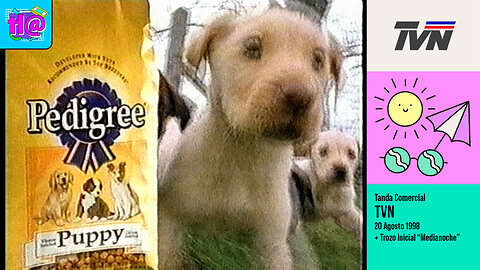 Tanda Comercial TVN (20 de Agosto 1998) + Trozo Inicial "Medianoche"